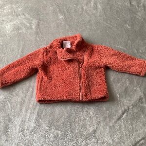 Rust Fleece Jacket for Chilly Days